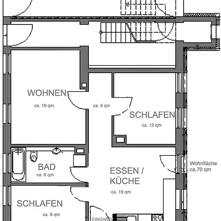 Διαμέρισμα Altstadtwohnung Mit Eigenem Hauseingang Mülheim an der Ruhr